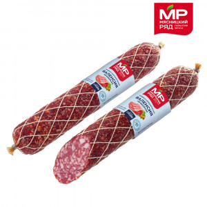 Колбаса сырокопченая Валенсия Мраморная Мясницкий ряд