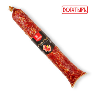 Сырокопченая колбаса Мраморная Богатырь