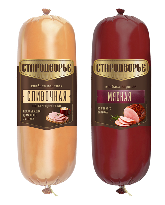 Новинки Стародворье вареные колбасы Сливочная и Мясная.jpg