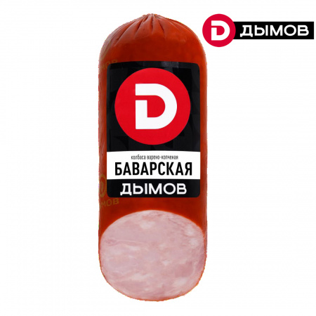 Варено-копченая колбаса "Баварская" ДЫМОВ