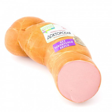 Колбаса вареная "Докторская ГОСТ" 1/2 батона Мясной дом Бородина