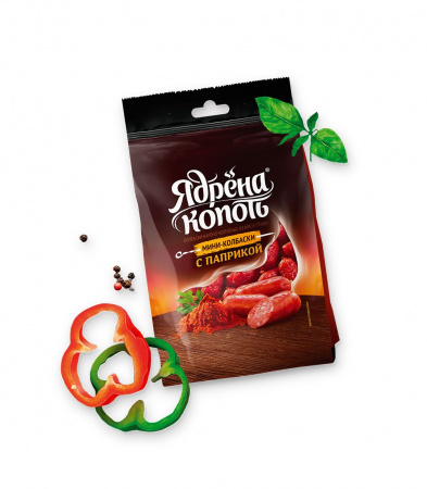 Колбаски "Мини с Паприкой" Ядрена копоть