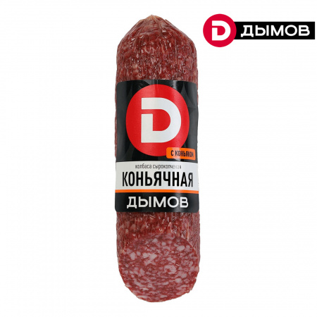 Колбаса сырокопченая Коньячная полусухая Дымов