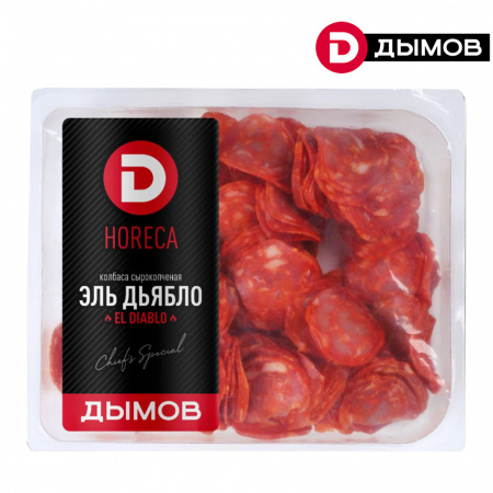 Нарезка Эль Дьябло сырокопченая колбаса ДЫМОВ HoReCa