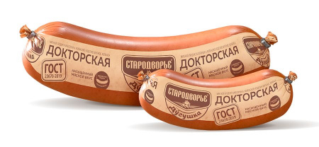 Колбаса вареная "Докторская Дугушка" шт.