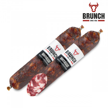 Колбаса сырокопченая полусухая Милаццо Brunch