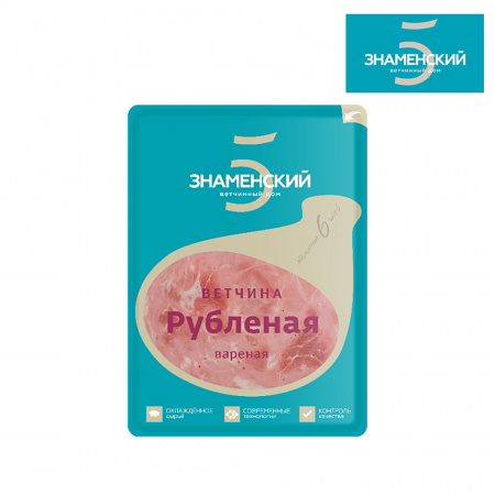 Нарезка ветчина Рубленая Знаменский