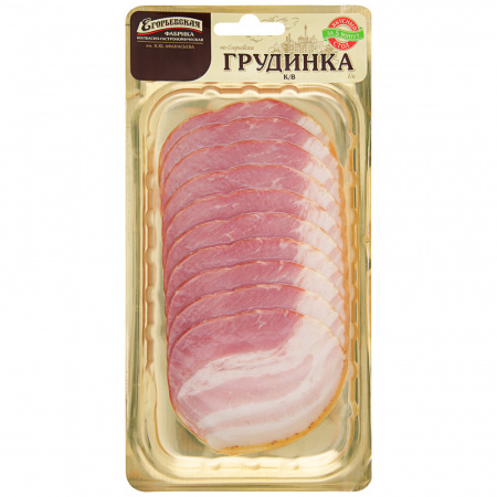 Нарезка "Грудинка копчено-вареная по-Егорьевски" шт.
